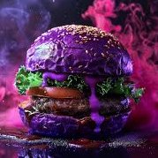 888 Чизбургер двойной - курица  (Violet)